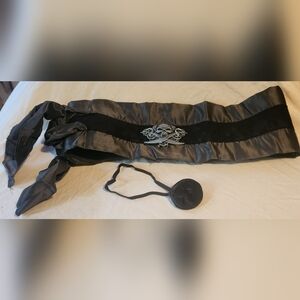 Pirate Belt And Eye Patch Halloween Costume